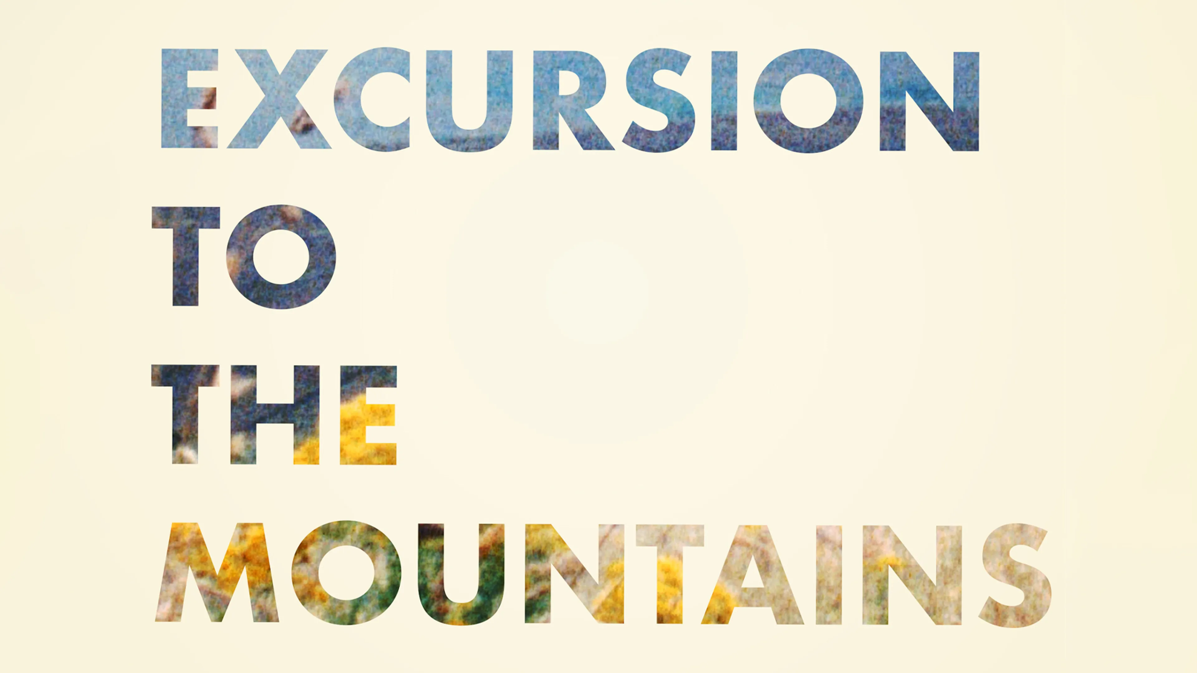 Excursion to the Mountains poster